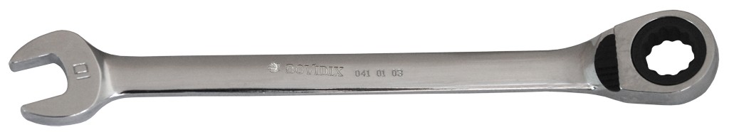 Ключ рожково-накидной 10mm с трещоткой