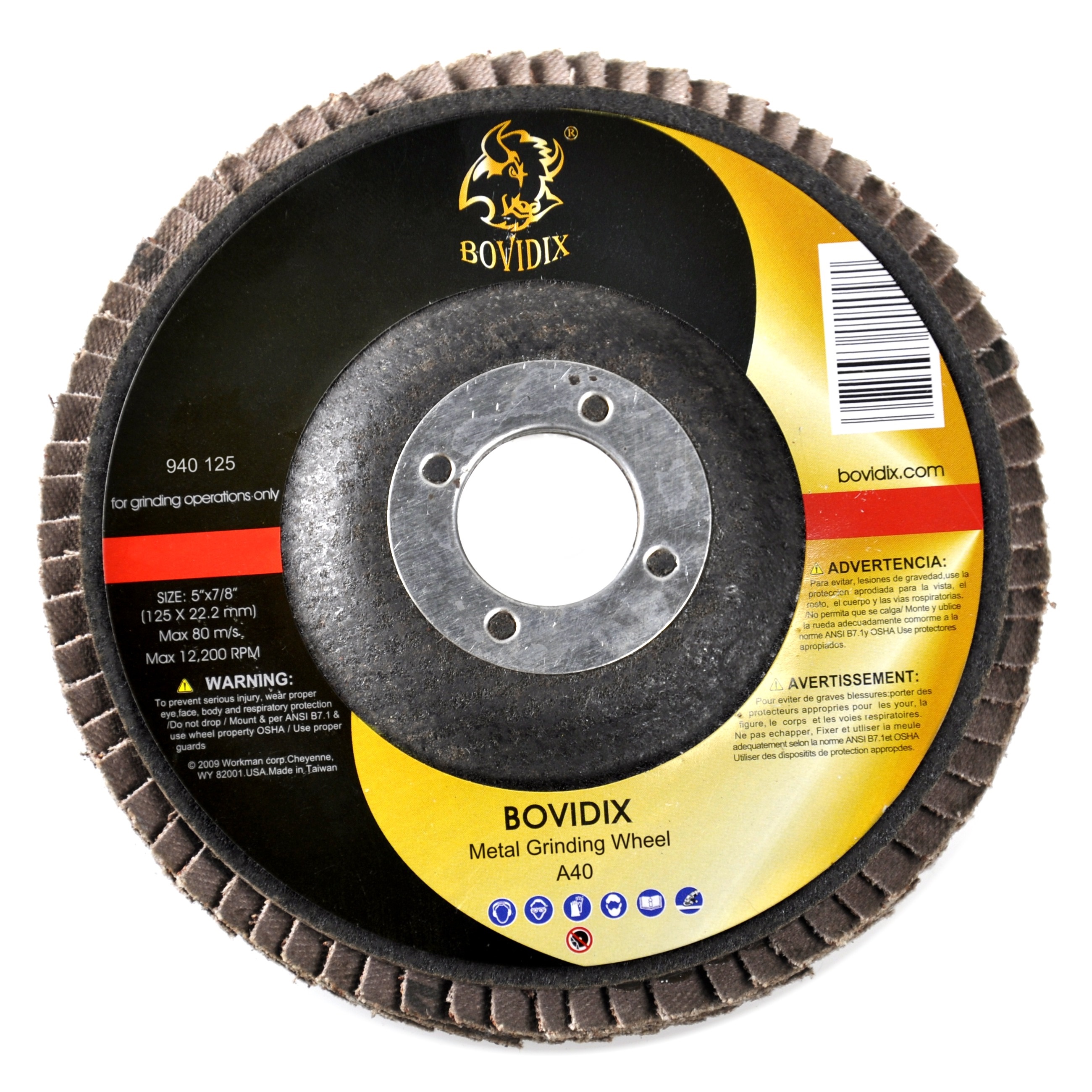 BOVIDIX Лепестковый диск А#40-125х22